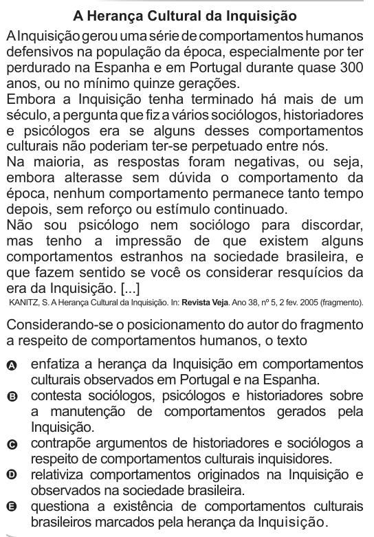 Imagem da questão